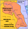 Karte der Grafschaft Bentheim