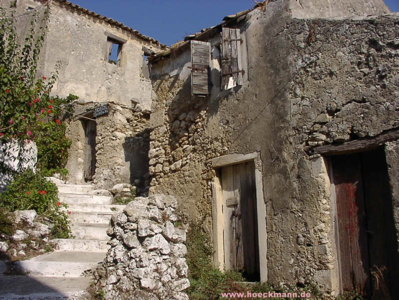 Korfu - Pelekas im Dorf